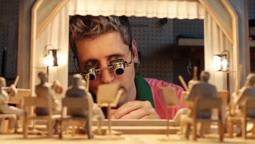 Sam Altman's Face on Electric Sheep